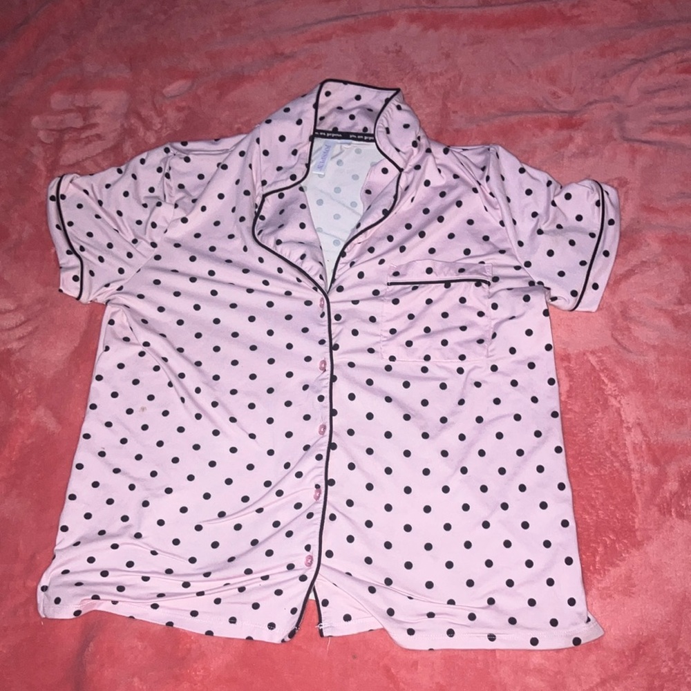 Pink Polka Dot women’s shirt
